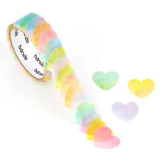 Bande Masking Tape Pastel Hearts