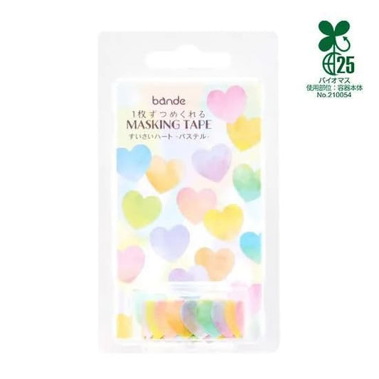 Bande Masking Tape Pastel Hearts