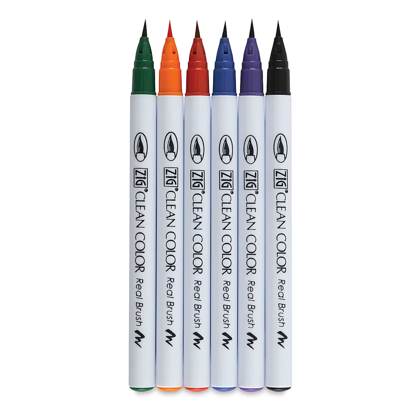 KURETAKE ZIG - Clean Color Real Brush - Set de 6
