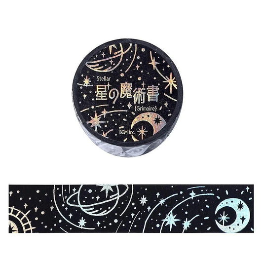 BGM Masking Tape - Star Magic Book - Darkness