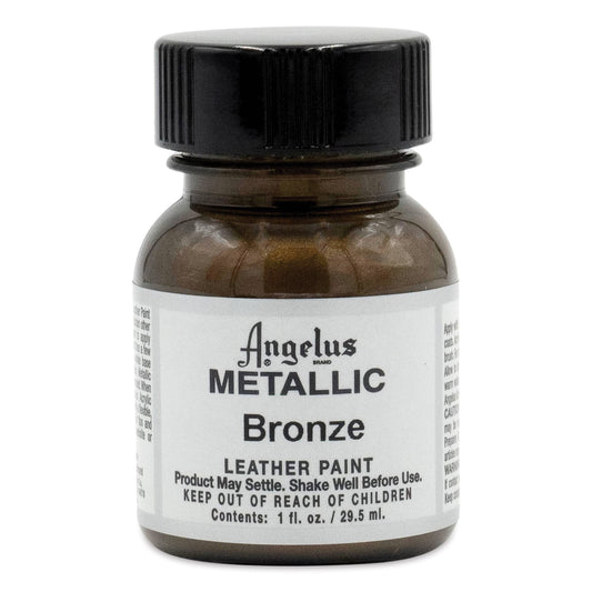 ANGELUS - Acrylic Leather Paint 1 oz. METALLIC (Pintura Metálico para Cuero)