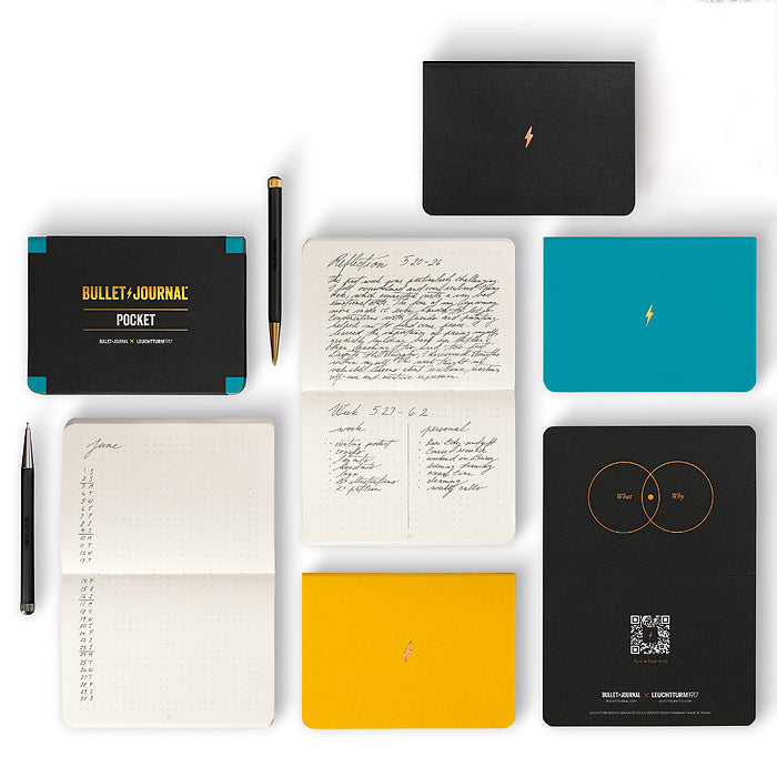 Leuchtturm 1917 - Bullet Journal Pocket - Pack de 3