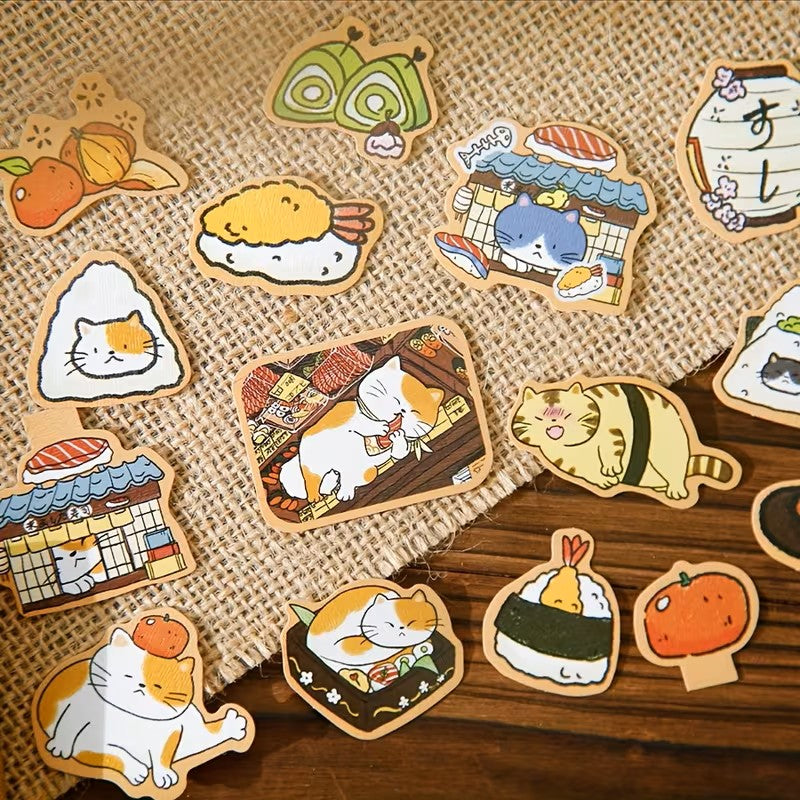 Muroo - Sticker Pegatinas Gatos Japoneses Neko