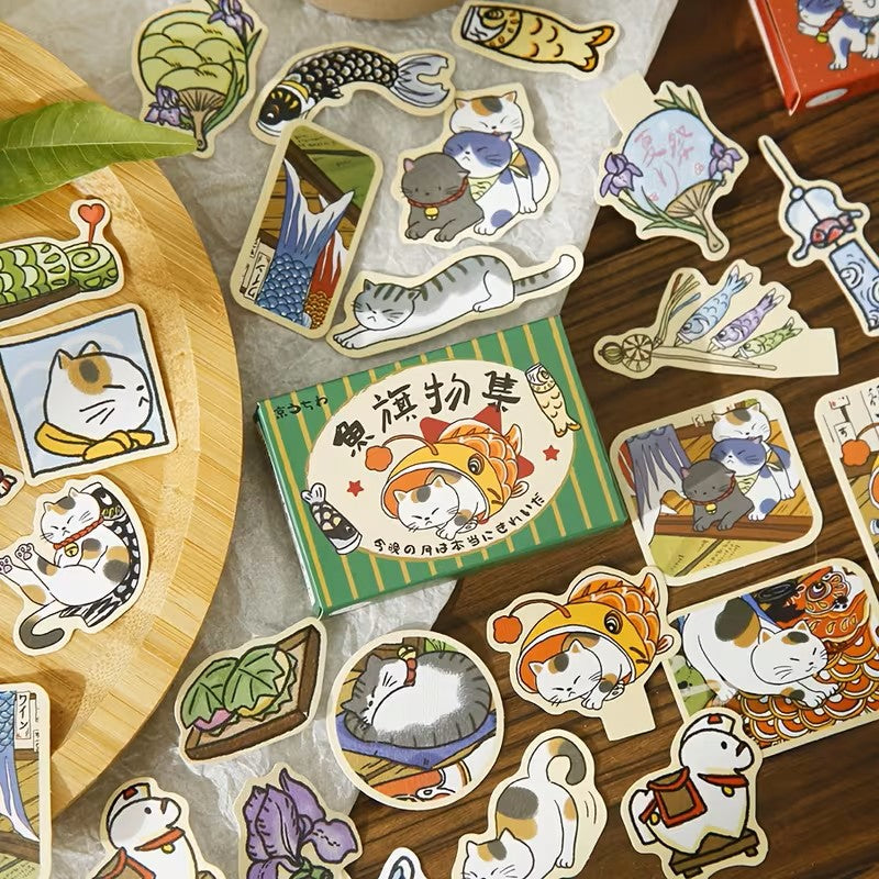 Muroo - Sticker Pegatinas Gatos Japoneses Neko