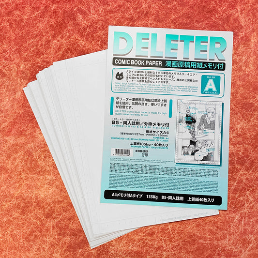 DELETER - Comic Book Paper - A4