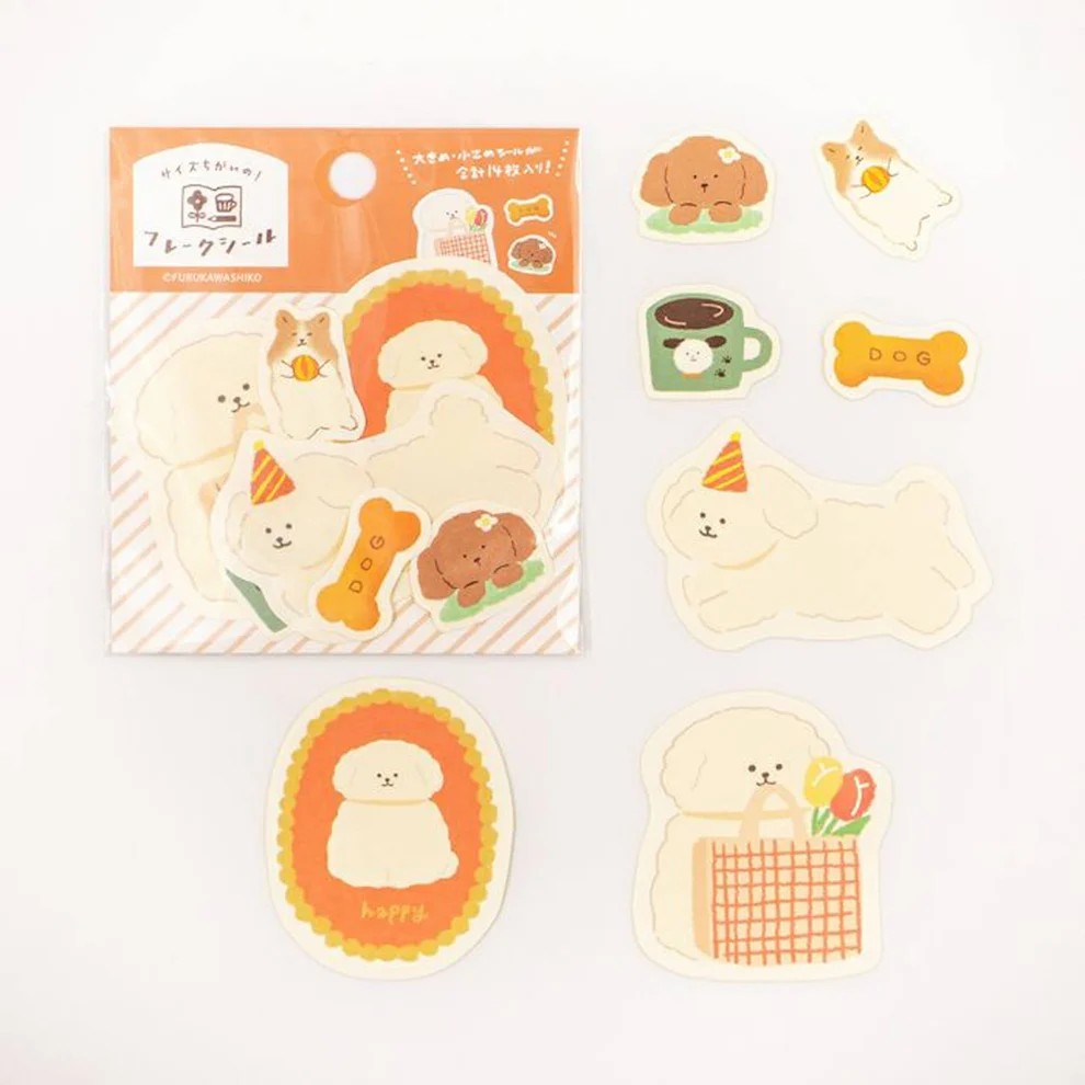 Furukawa Flake Stickers - Dogs