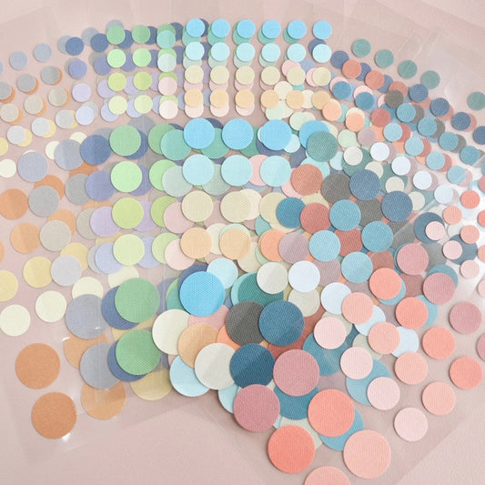 Benstore Design - Sticker - Pegatinas Redondas de Colores