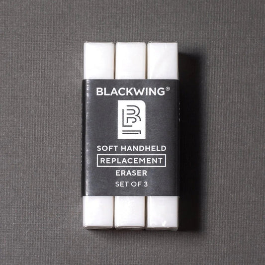 Blackwing - Soft Handheld Eraser Replacement Refill - Set de 3