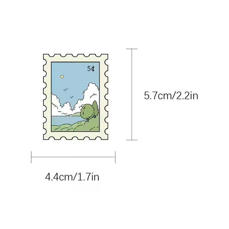 Stickers - Estampilla con Pegatina Dibujos Animados - 50 unidades