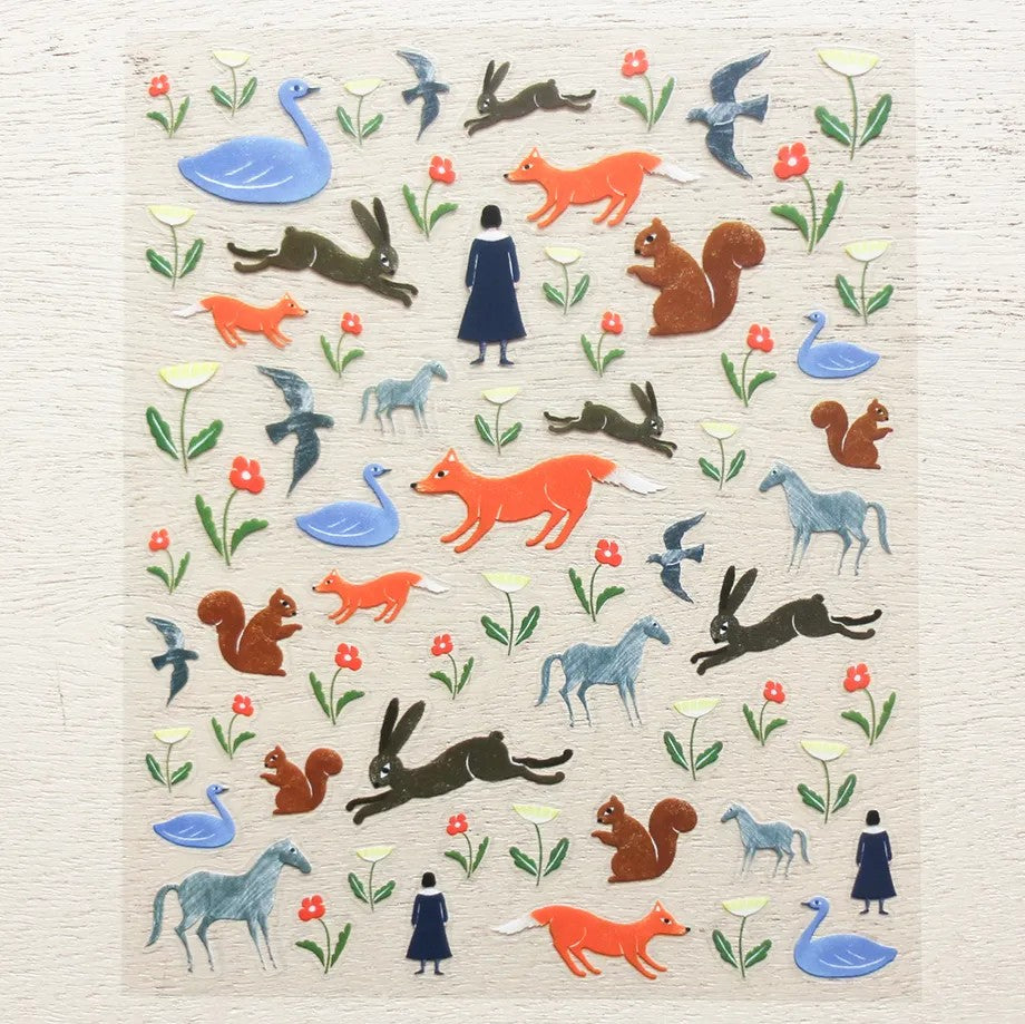Seo-sook シール　garden - Sticker Sheet