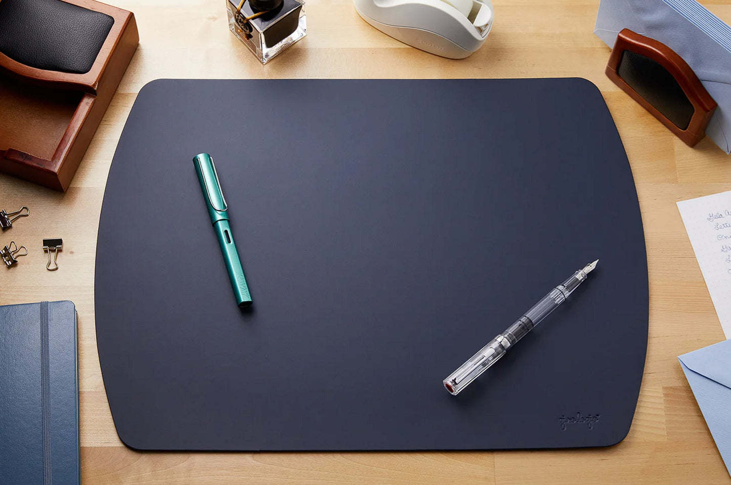Girologio Writing Mat - Repurposed Leather