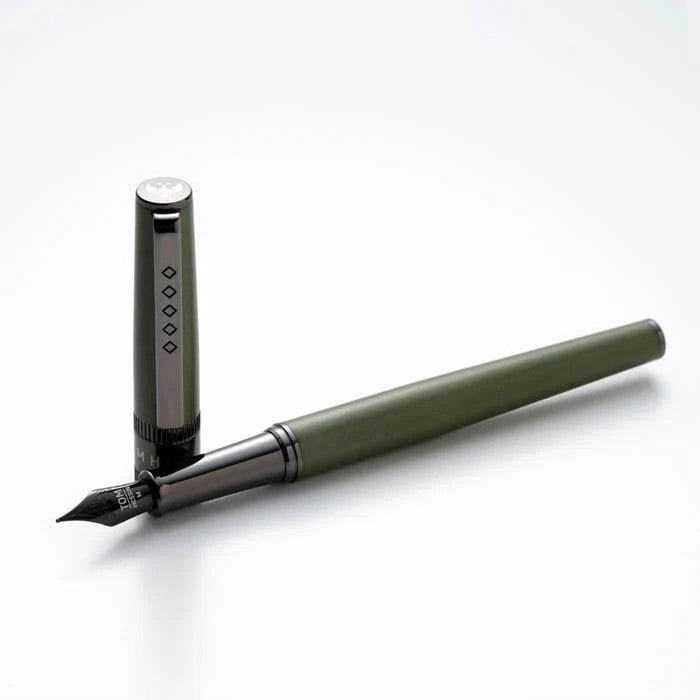 Tom Hessin - Rebel Collection Garrison Green Fountain Pen & Ballpoint Pen Set