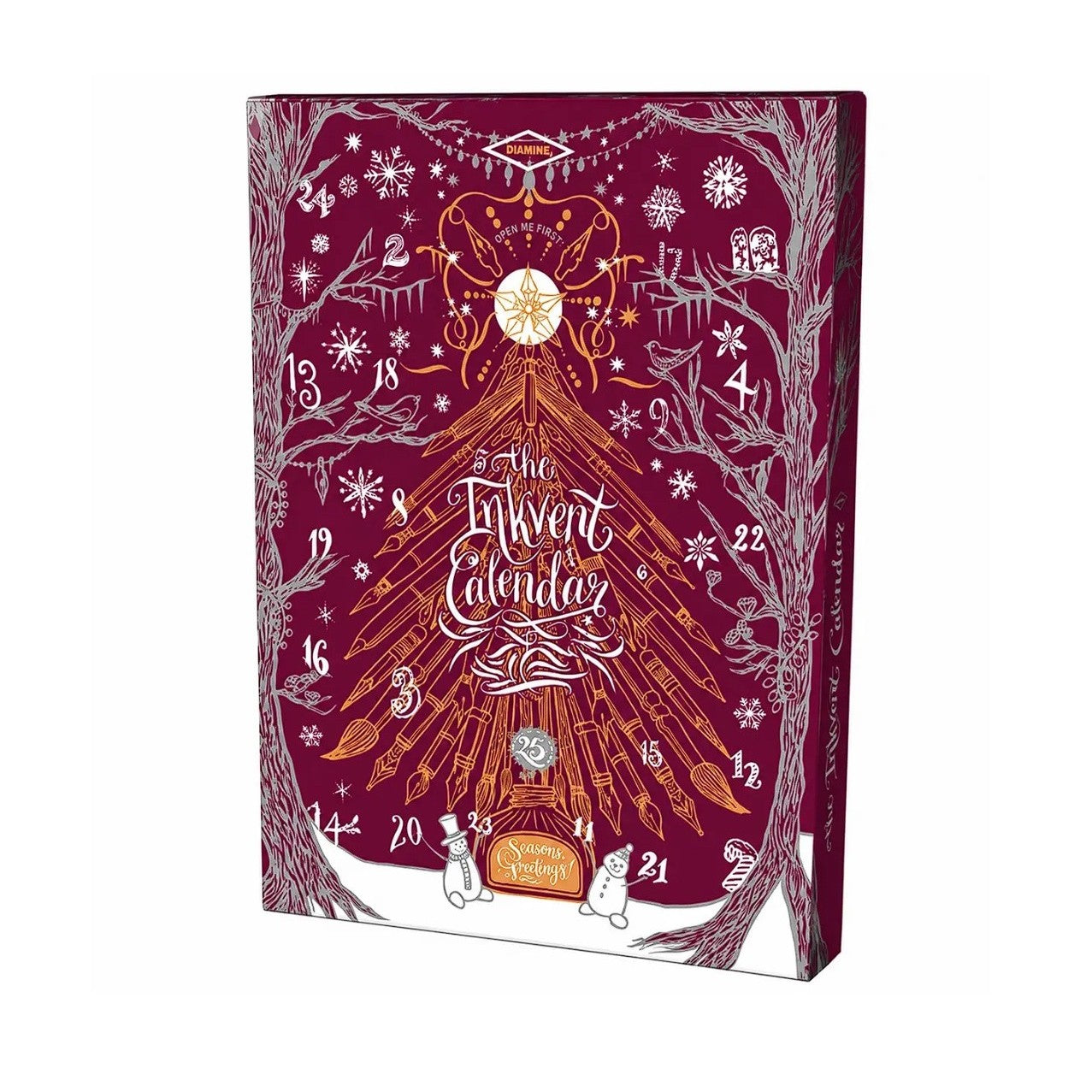 Diamine The Inkvent Calendar 2026 (Burgundy Edition) **PRE-VENTA**