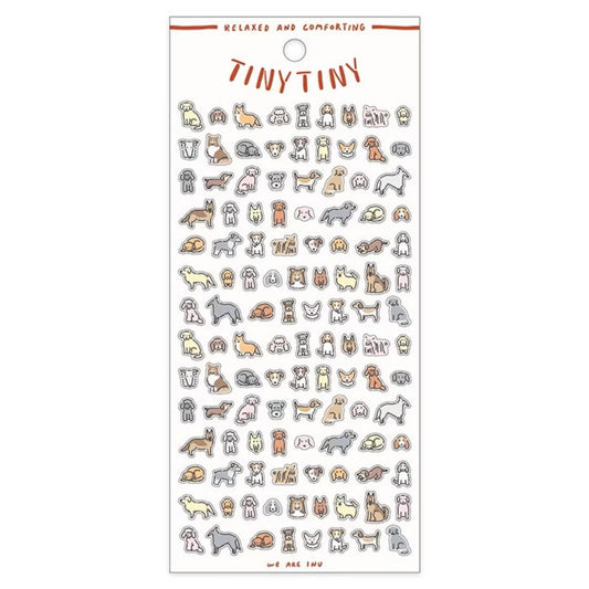 Mind Wave Tiny Tiny Sticker Sheet - Inu (Perritos)