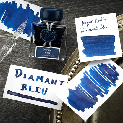 J. Herbin 1798 Anniversary Ink - Diamant Bleu - Tinta Boltella 50ml.