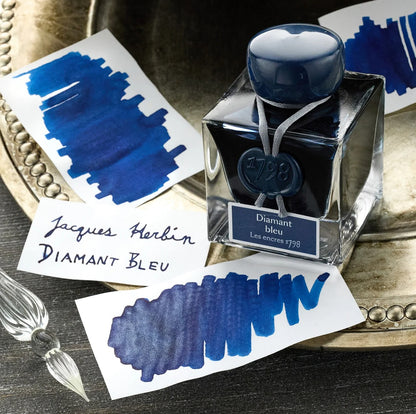 J. Herbin 1798 Anniversary Ink - Diamant Bleu - Tinta Boltella 50ml.
