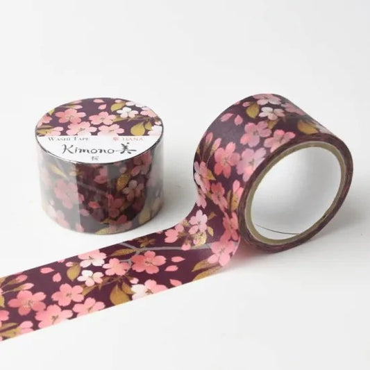 Kimono Beauty Washi Tape - Hana - Sakura - 25mm x 5m