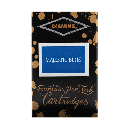 Diamine Majestic Blue - Cartuchos 18 unidades.