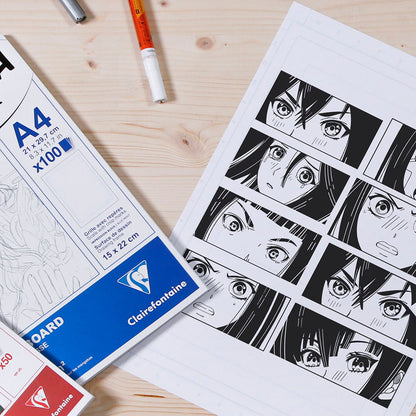 Clairfontaine - Manga Drawing Paper - Storyboard Pad - 8 x 12"