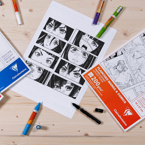 Clairfontaine - Manga Drawing Paper - Storyboard Pad - 8 x 12"