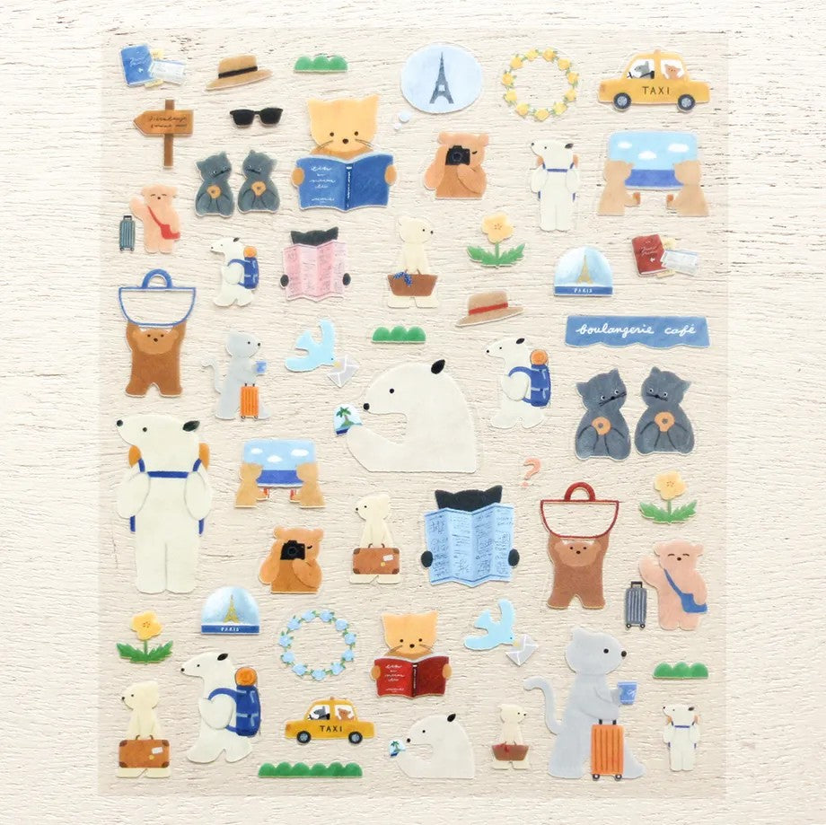 Mariko Fukuoka - Let's Go On a Trip - Sticker Sheet
