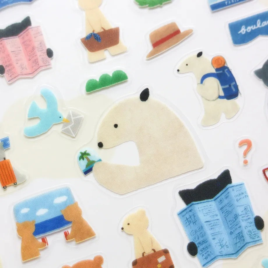 Mariko Fukuoka - Let's Go On a Trip - Sticker Sheet