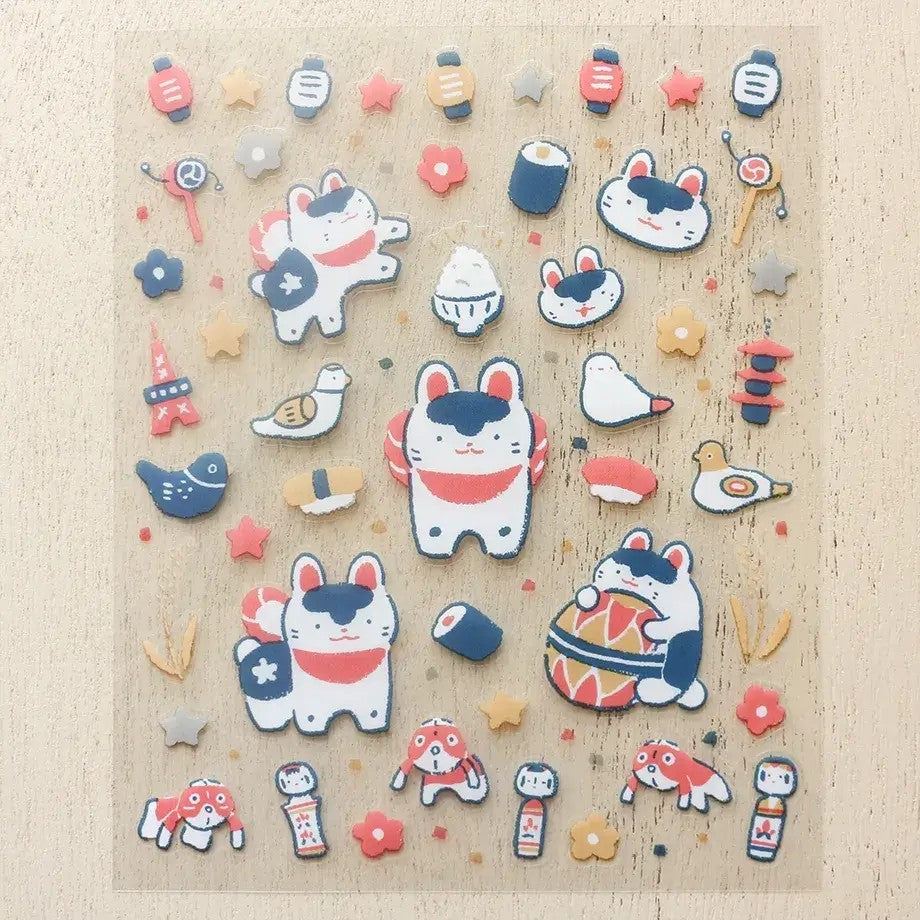Masao Takahata - Hariko the Festival Dog! Sticker Sheet