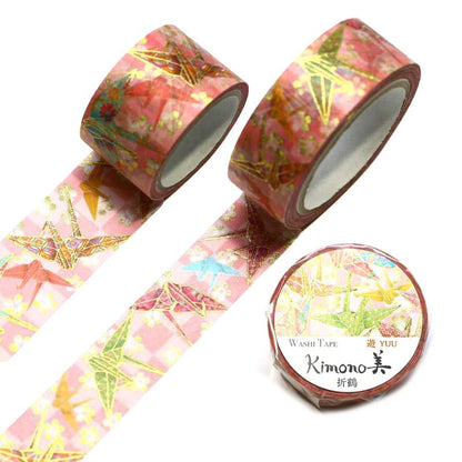 Kimono Beauty Washi Tape - Yuu - Paper Crane