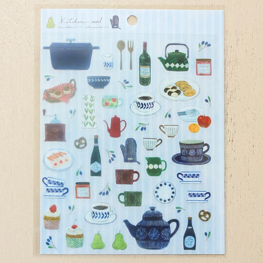 Midori Asano - Kitchen Seal Sticker Sheet