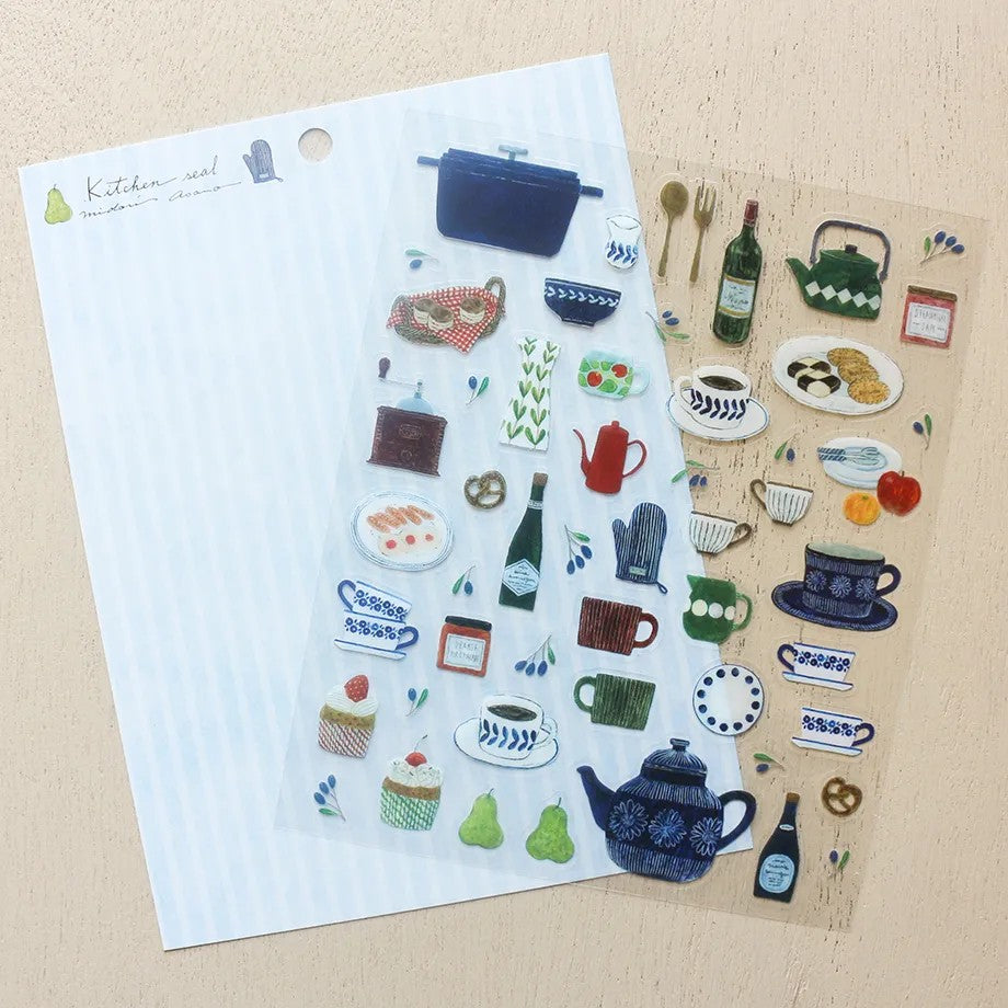 Midori Asano - Kitchen Seal Sticker Sheet