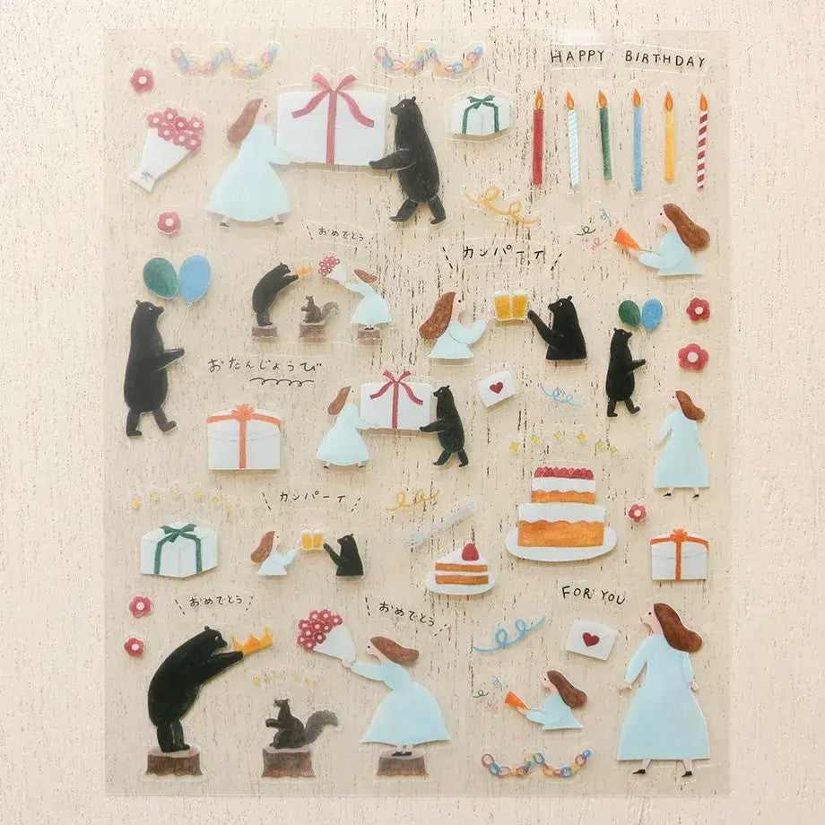 Necktie - Birthday Celebration Sticker Sheet