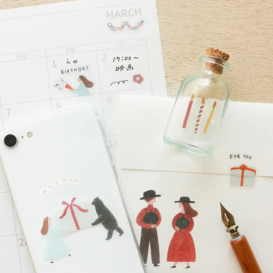 Necktie - Birthday Celebration Sticker Sheet