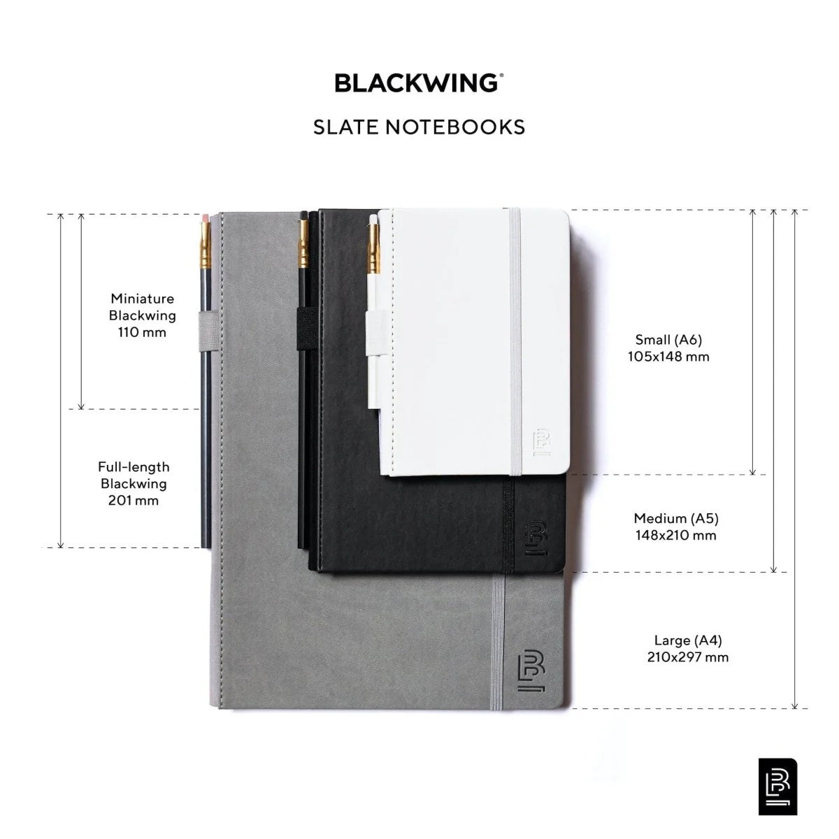 Small Blackwing Slate Notebook - A6 - White