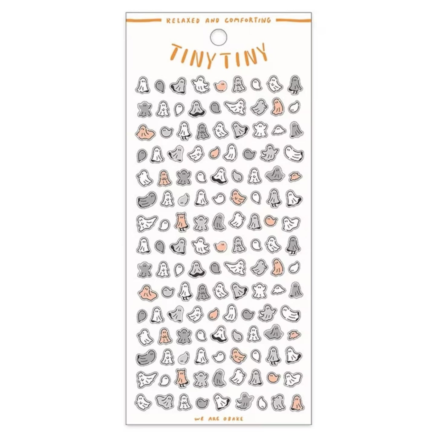 Mind Wave Tiny Tiny Sticker Sheet - Obake (Fantasmitas)