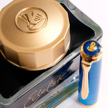 Load image into Gallery viewer, Golden Lapis Set (Pluma Estilográfica + Tinta)

