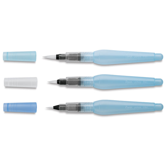 Pentel Arts Aquash Brush - Set de 3