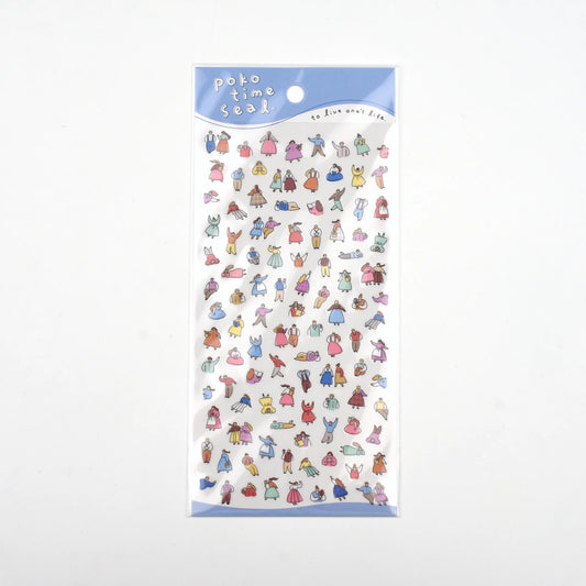 Mind Wave Poko Time Seal Sticker Sheet - Personas