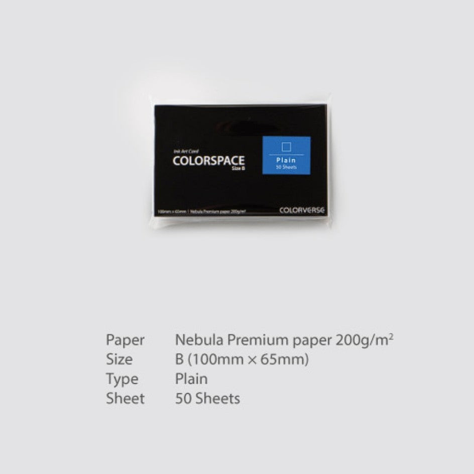 Colorverse Ink Swatch Card (Tarjetas Muestras de color de Tintas) - Set de 50