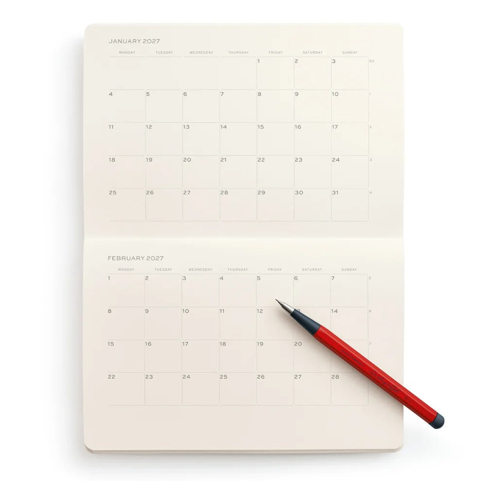 Leuchtturm 1917 - Planificador Mensual de Bolsillo - Agenda 2027