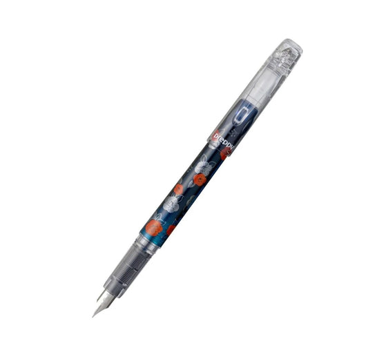 Platinum Preppy Wa Modern Maki-e Fountain Pen - Tsubaki (Edición Limitada)
