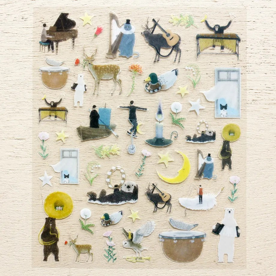 Akira Kusaka 日下明   シール Protagonists - Sticker Sheet