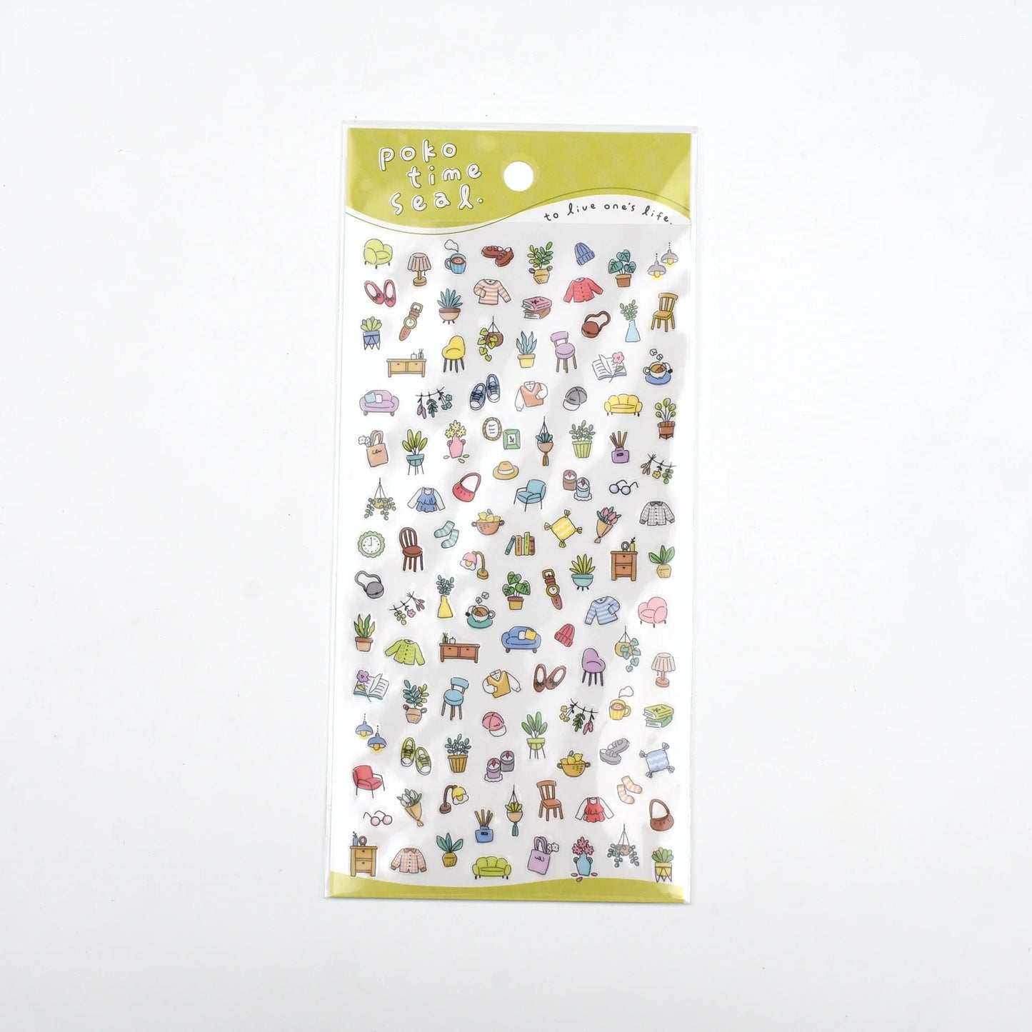 Mind Wave Poko Time Seal Sticker Sheet - Heya (Cuarto)