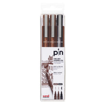 Cargar imagen en el visor de la galería, UNI PIN - Fineliner Drawing Pen Sets - Negros y Sepia
