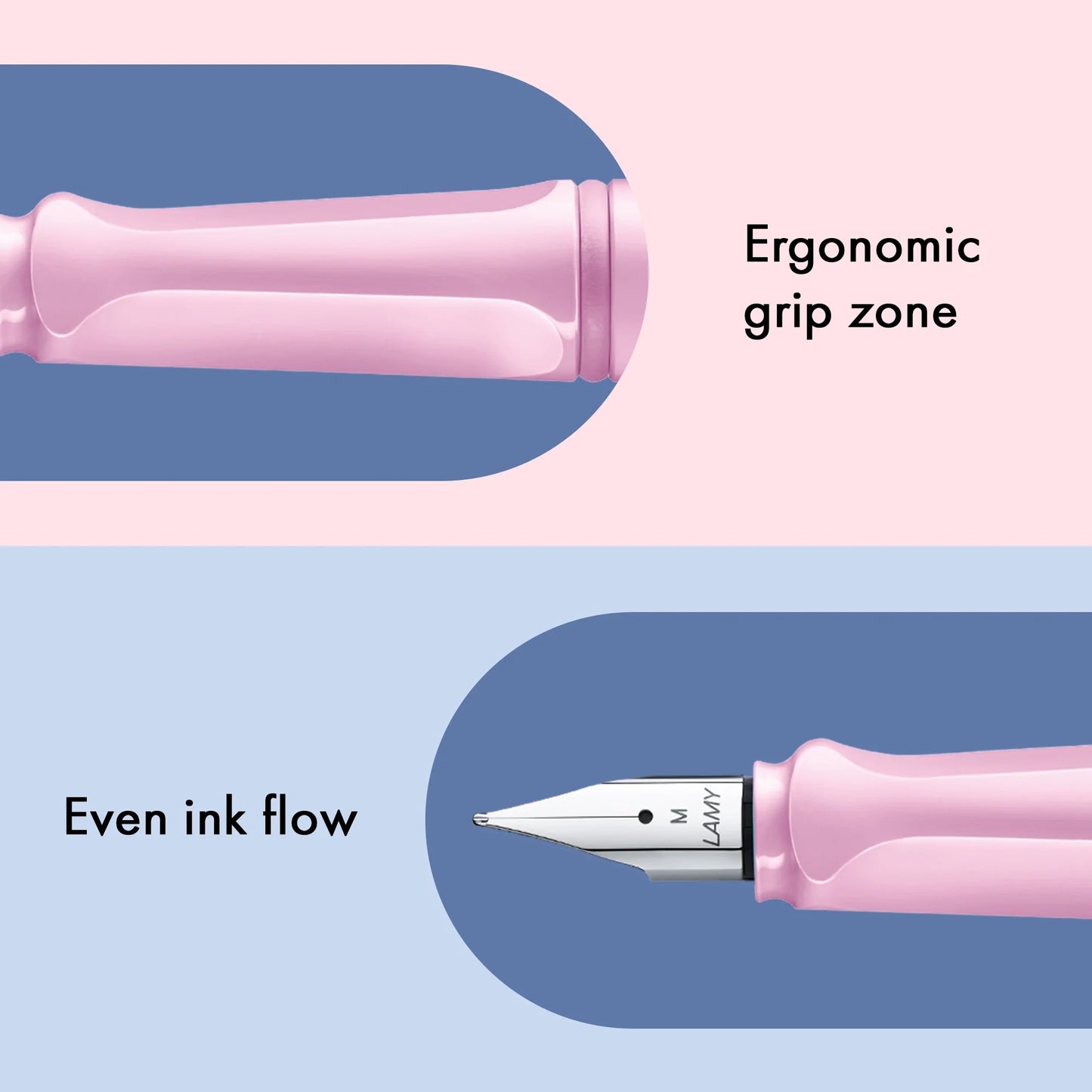 LAMY - Safari Fountain Pen - Light Rose
