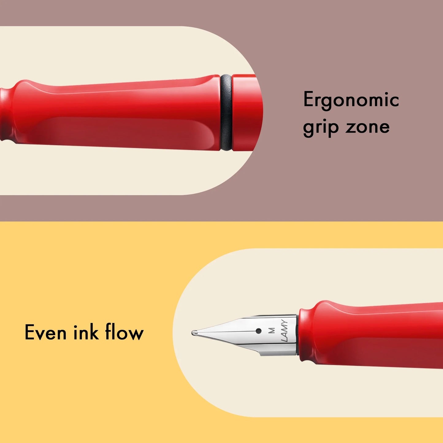 LAMY - Safari Fountain Pen - Red