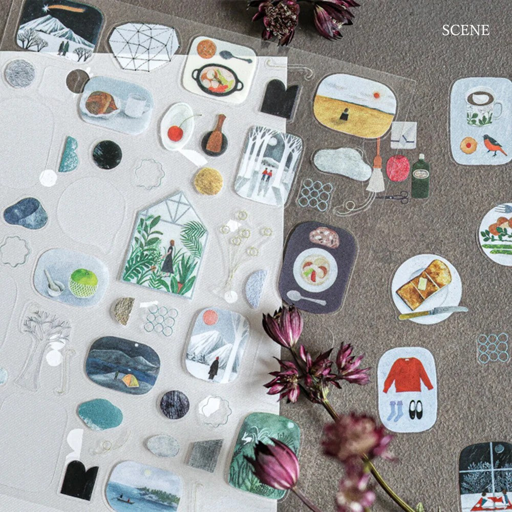 Nishishuku シール　SCENE - Sticker Sheet