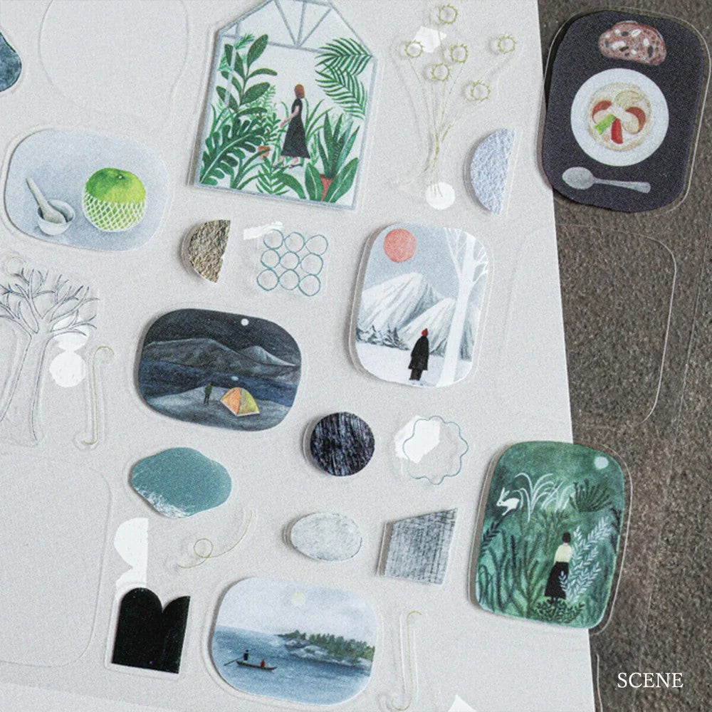 Nishishuku シール　SCENE - Sticker Sheet