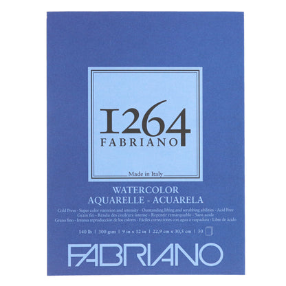 FABRIANO - 1264 Watercolor Pads (Watercolor Notebook 300 GSM)