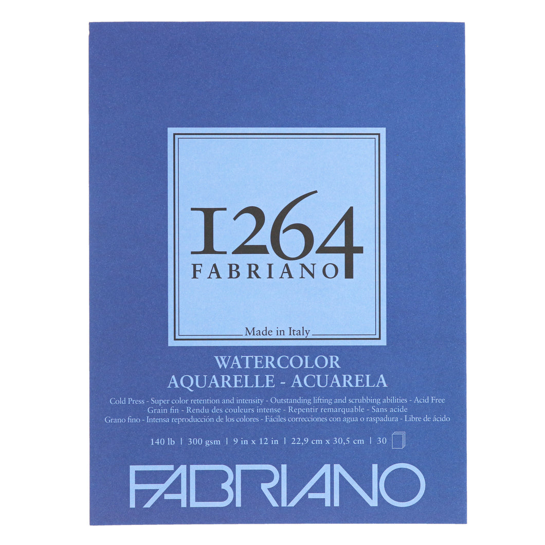 FABRIANO - 1264 Watercolor Pads (Libreta de Acuarela 300 GSM)