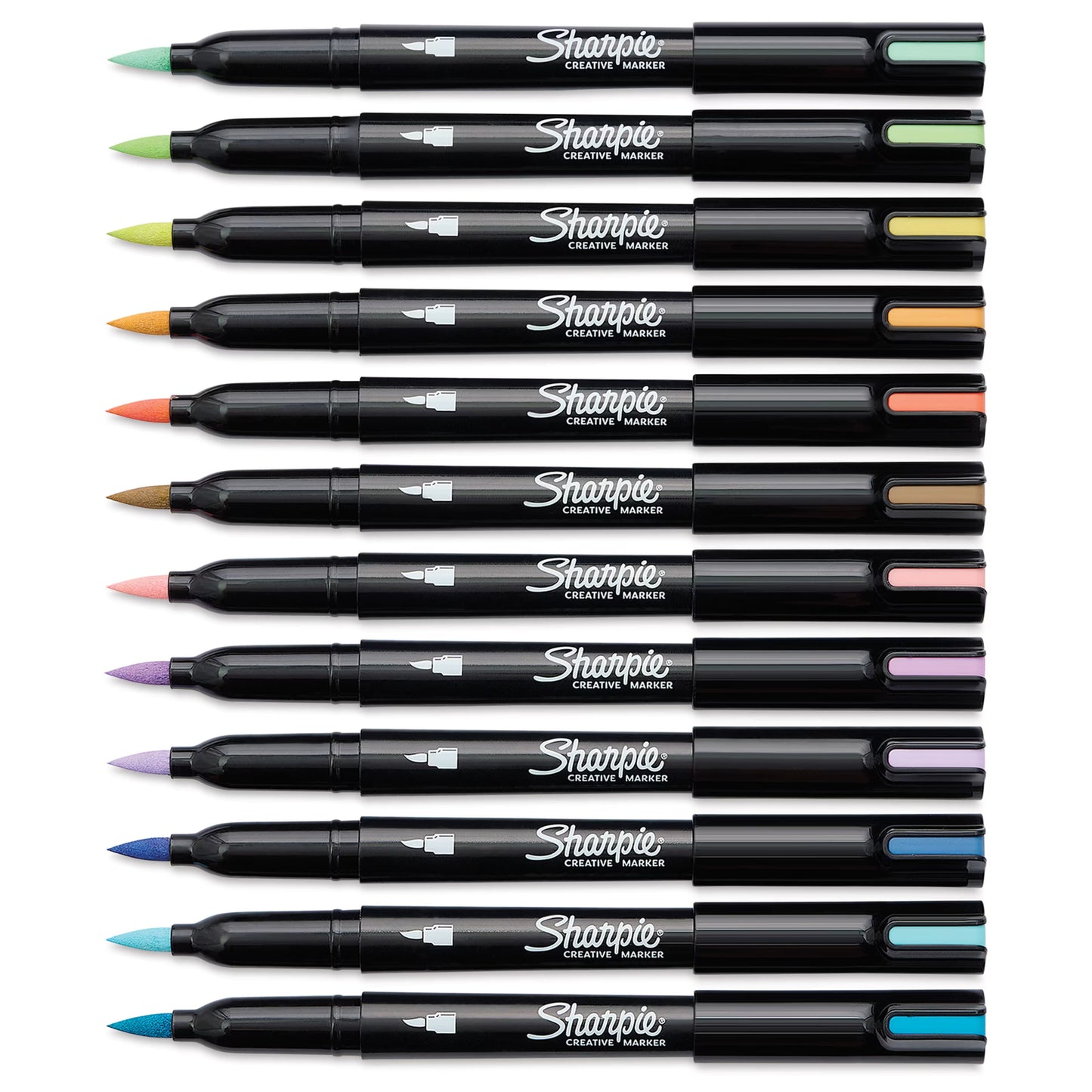 Sharpie Creative Markers Sets (12) - Warm Tones - Brush Tip